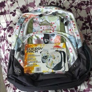 High Sierra floral backpack
